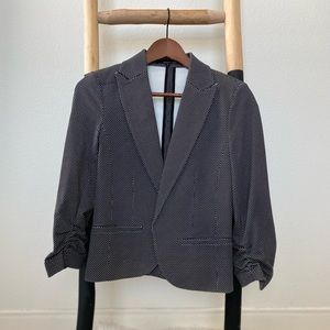 Amanda+Chelsea Black and White Polka Dot Blazer